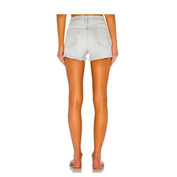 Rag & Bone Justine Denim Shorts in Glenna w Holes. - Picture 4 of 8